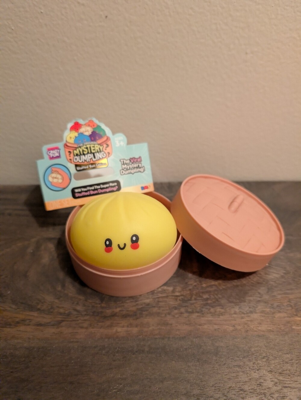 BRAND NEW Crazy Fun Mystery Stuffed bun edition yellow Squishy Dumpling